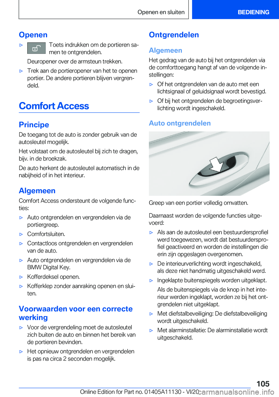 BMW 8 SERIES COUPE 2021  Instructieboekjes (in Dutch) �O�p�e�n�e�n'x�T�o�e�t�s��i�n�d�r�u�k�k�e�n��o�m��d�e��p�o�r�t�i�e�r�e�n��s�aj
�m�e�n��t�e��o�n�t�g�r�e�n�d�e�l�e�n�.
�D�e�u�r�o�p�e�n�e�r��o�v�e�r��d�e��a�r�m�s�t�e�u�n��t�r�e�k�k�e�n