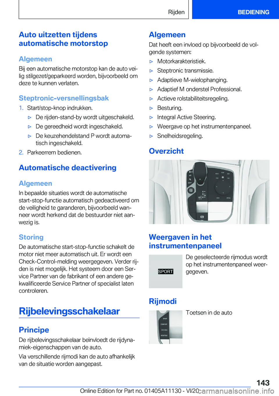 BMW 8 SERIES COUPE 2021  Instructieboekjes (in Dutch) �A�u�t�o��u�i�t�z�e�t�t�e�n��t�i�j�d�e�n�s
�a�u�t�o�m�a�t�i�s�c�h�e��m�o�t�o�r�s�t�o�p
�A�l�g�e�m�e�e�n
�B�i�j��e�e�n��a�u�t�o�m�a�t�i�s�c�h�e��m�o�t�o�r�s�t�o�p��k�a�n��d�e��a�u�t�o��v�e�i