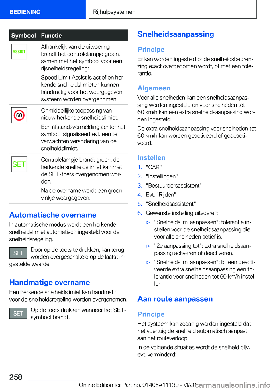 BMW 8 SERIES COUPE 2021  Instructieboekjes (in Dutch) �S�y�m�b�o�o�l�F�u�n�c�t�i�e�A�f�h�a�n�k�e�l�i�j�k��v�a�n��d�e��u�i�t�v�o�e�r�i�n�g
�b�r�a�n�d�t��h�e�t��c�o�n�t�r�o�l�e�l�a�m�p�j�e��g�r�o�e�n�,
�s�a�m�e�n��m�e�t��h�e�t��s�y�m�b�o�o�l��v�o