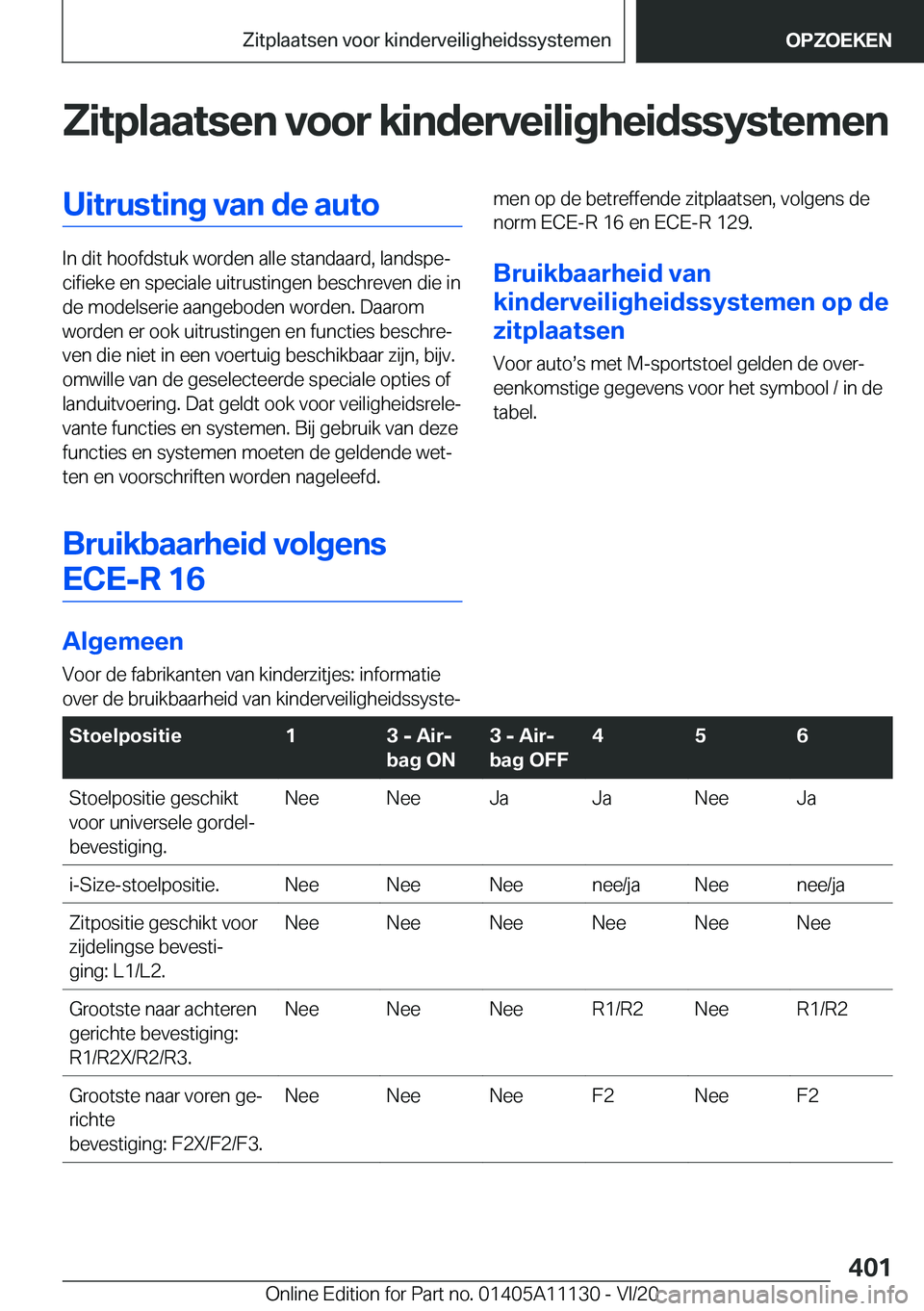 BMW 8 SERIES COUPE 2021  Instructieboekjes (in Dutch) �Z�i�t�p�l�a�a�t�s�e�n��v�o�o�r��k�i�n�d�e�r�v�e�i�l�i�g�h�e�i�d�s�s�y�s�t�e�m�e�n�U�i�t�r�u�s�t�i�n�g��v�a�n��d�e��a�u�t�o
�I�n��d�i�t��h�o�o�f�d�s�t�u�k��w�o�r�d�e�n��a�l�l�e��s�t�a�n�d�a�