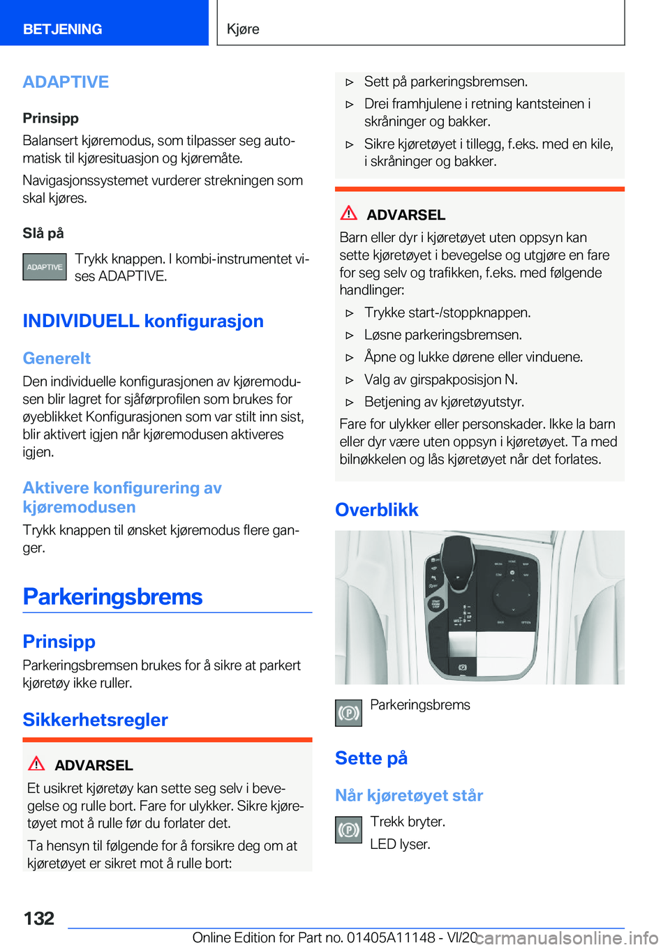 BMW 8 SERIES COUPE 2021  InstruksjonsbØker (in Norwegian) �A�D�A�P�T�I�V�E
�P�r�i�n�s�i�p�p
�B�a�l�a�n�s�e�r�t��k�j�