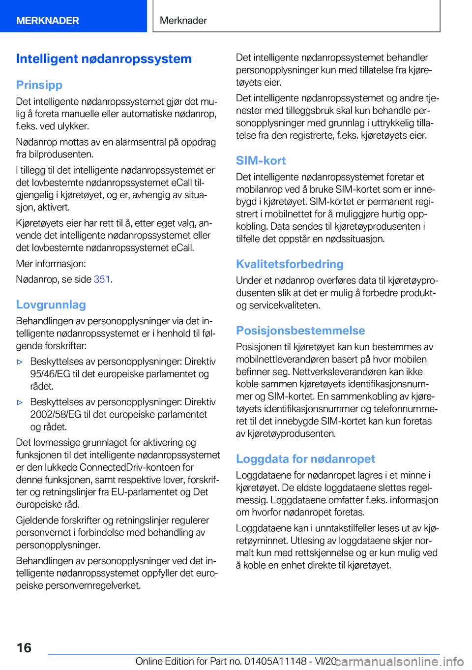 BMW 8 SERIES COUPE 2021  InstruksjonsbØker (in Norwegian) �I�n�t�e�l�l�i�g�e�n�t��n�