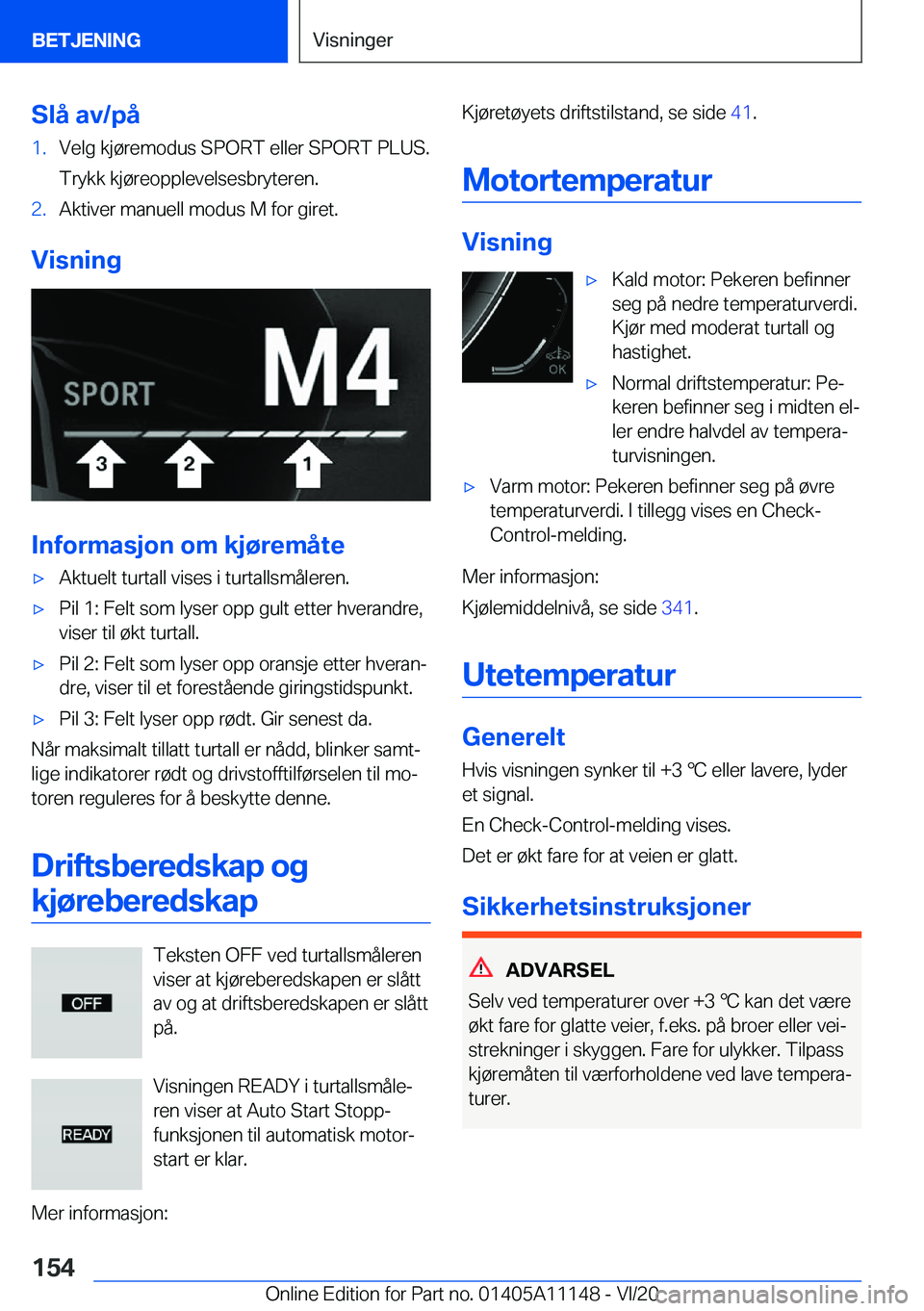 BMW 8 SERIES COUPE 2021  InstruksjonsbØker (in Norwegian) �S�l�å��a�v�/�p�å�1�.�V�e�l�g��k�j�