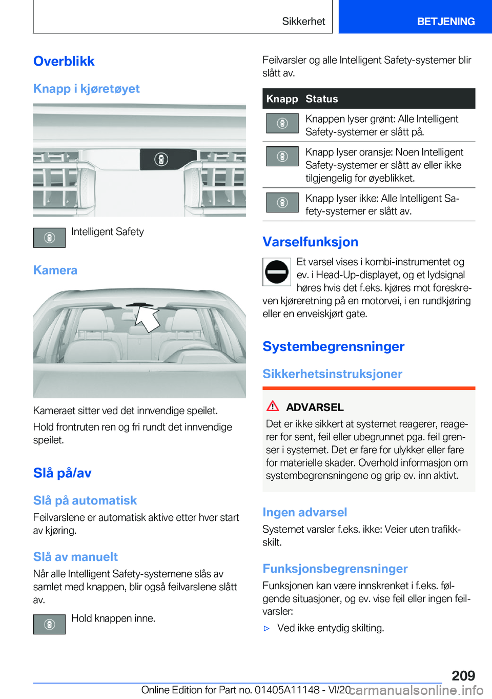 BMW 8 SERIES COUPE 2021  InstruksjonsbØker (in Norwegian) �O�v�e�r�b�l�i�k�k�K�n�a�p�p��i��k�j�