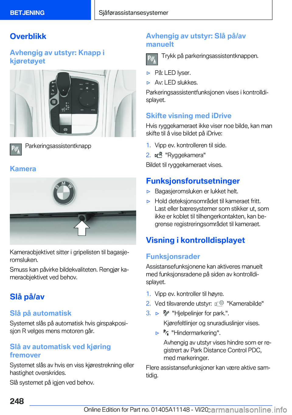 BMW 8 SERIES COUPE 2021  InstruksjonsbØker (in Norwegian) �O�v�e�r�b�l�i�k�k�A�v�h�e�n�g�i�g��a�v��u�t�s�t�y�r�:��K�n�a�p�p��i
�k�j�