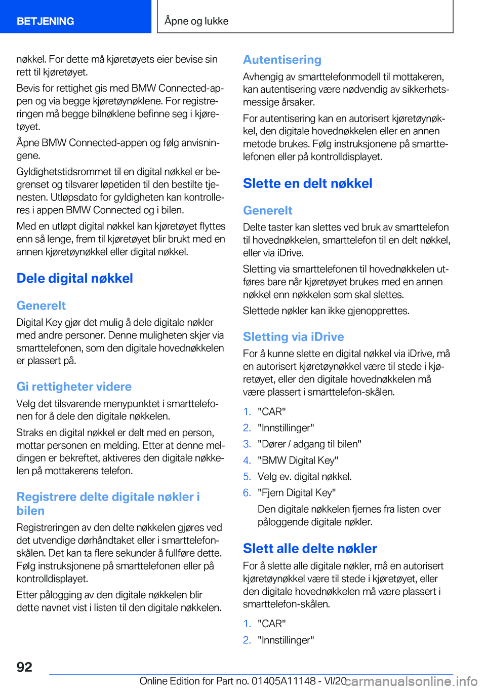 BMW 8 SERIES COUPE 2021  InstruksjonsbØker (in Norwegian) �n�
