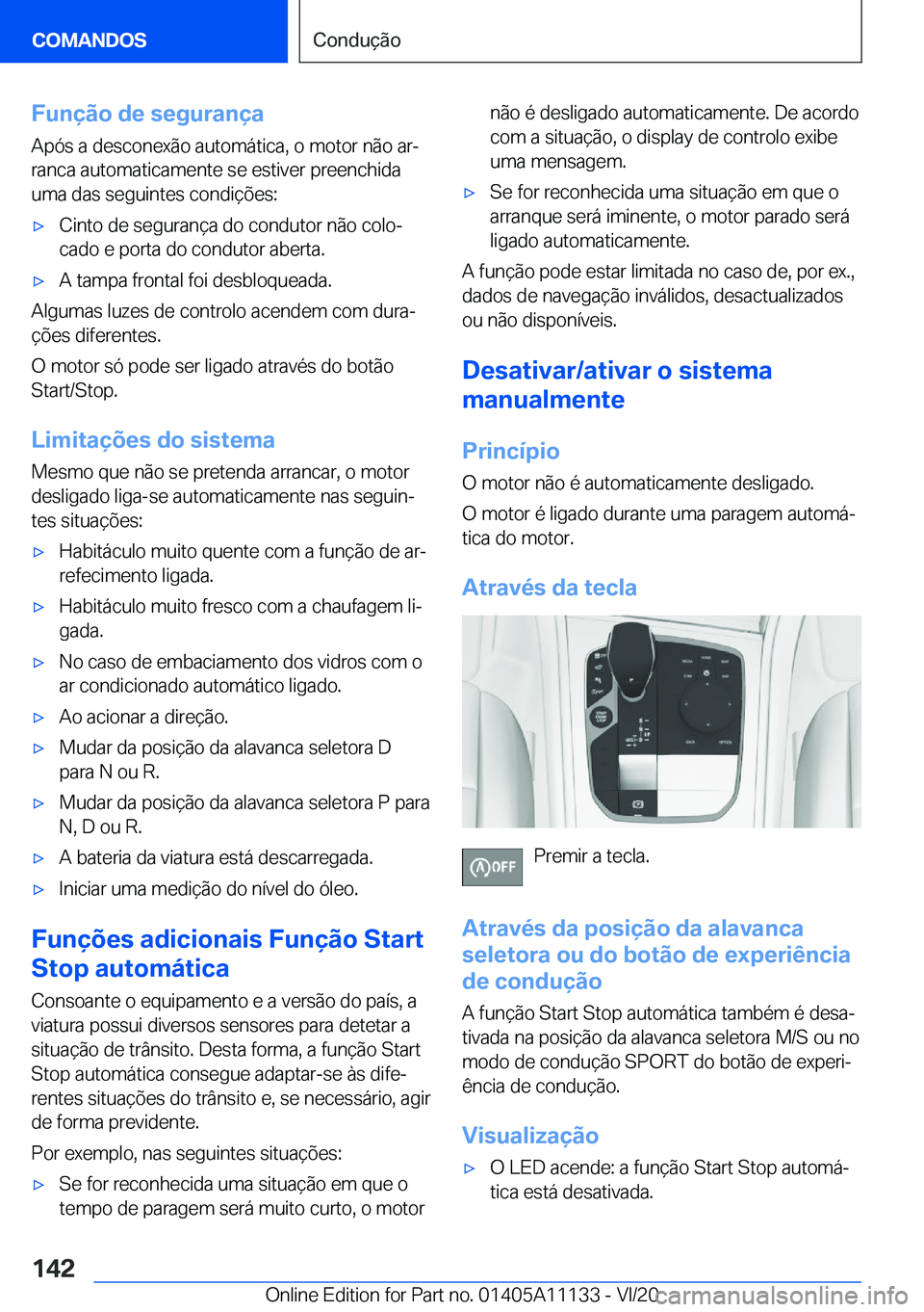 BMW 8 SERIES COUPE 2021  Manual do condutor (in Portuguese) �F�u�n�