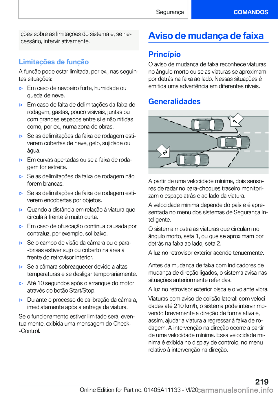 BMW 8 SERIES COUPE 2021  Manual do condutor (in Portuguese) �