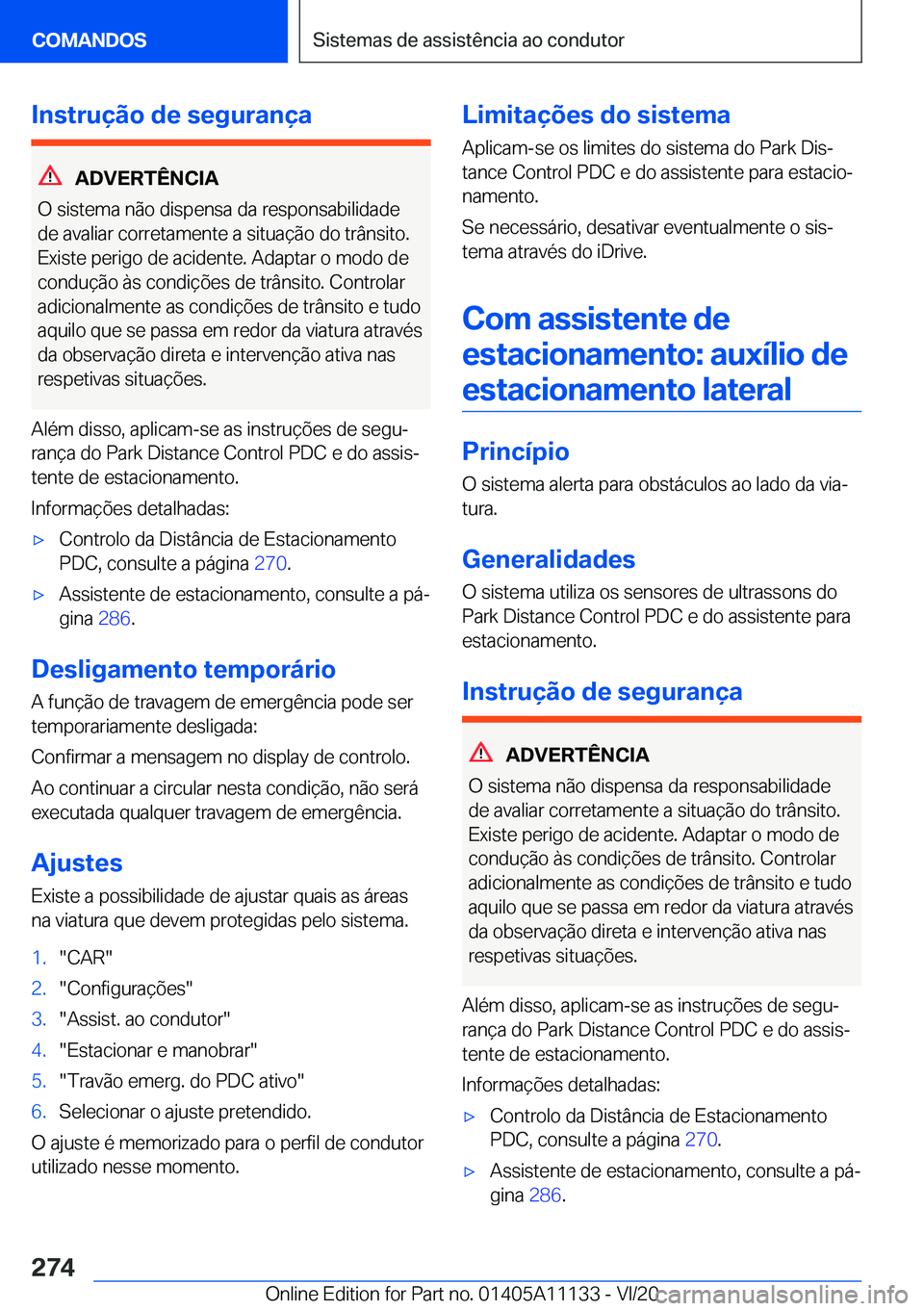 BMW 8 SERIES COUPE 2021  Manual do condutor (in Portuguese) �I�n�s�t�r�u�