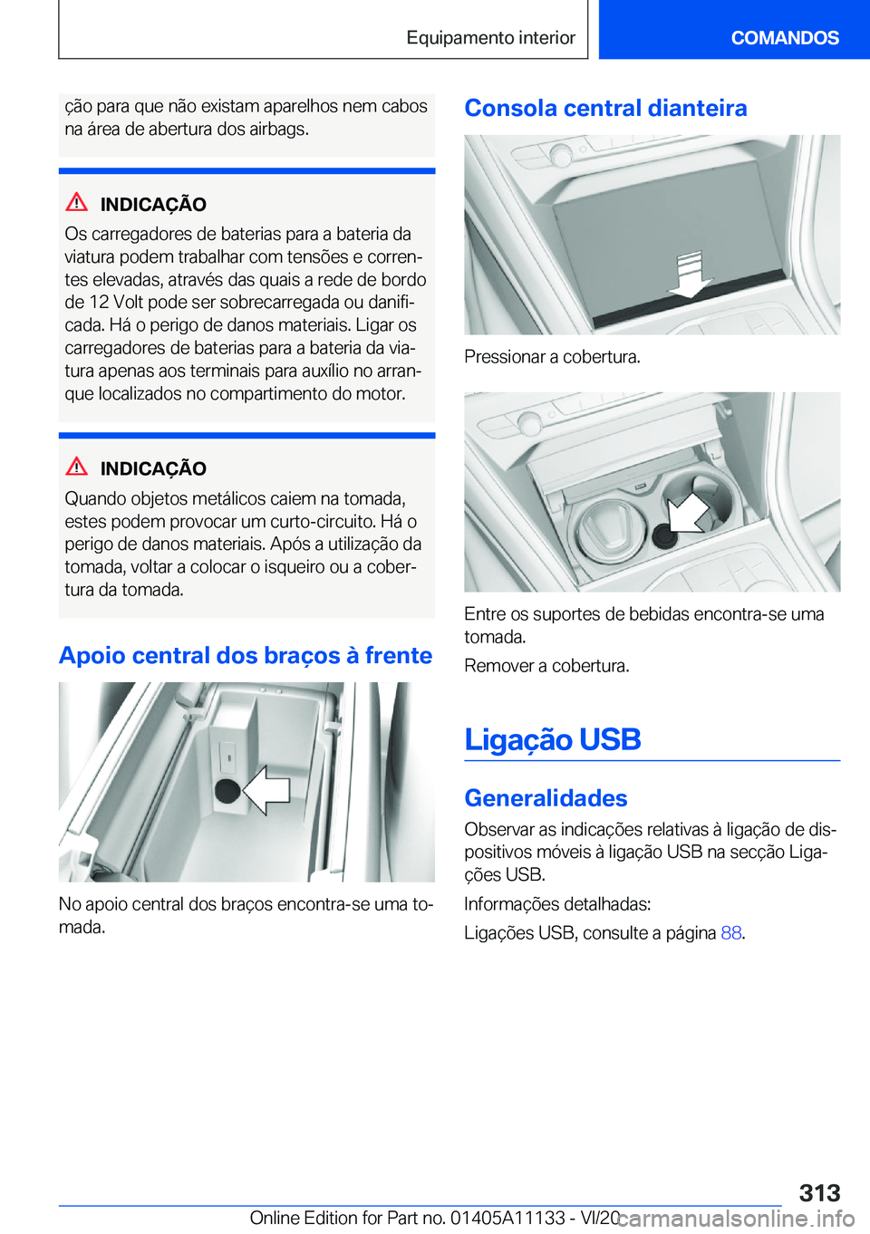 BMW 8 SERIES COUPE 2021  Manual do condutor (in Portuguese) �