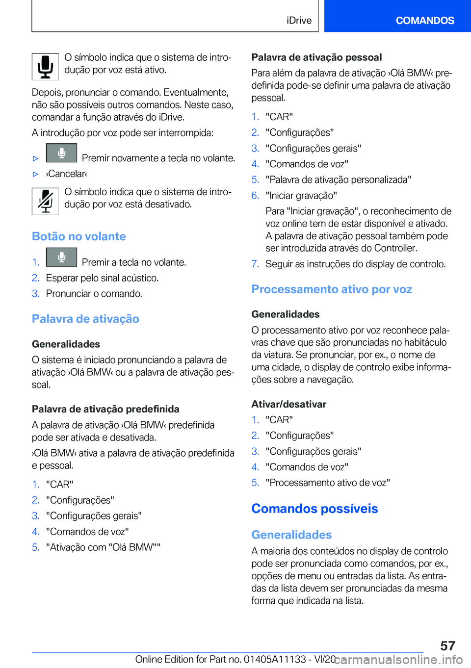 BMW 8 SERIES COUPE 2021  Manual do condutor (in Portuguese) �O��s�