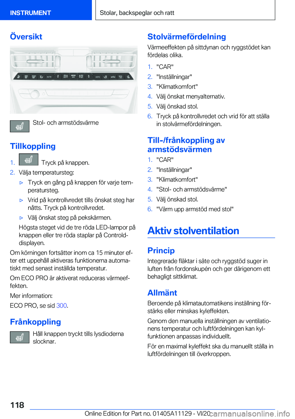 BMW 8 SERIES COUPE 2021  InstruktionsbÖcker (in Swedish) �