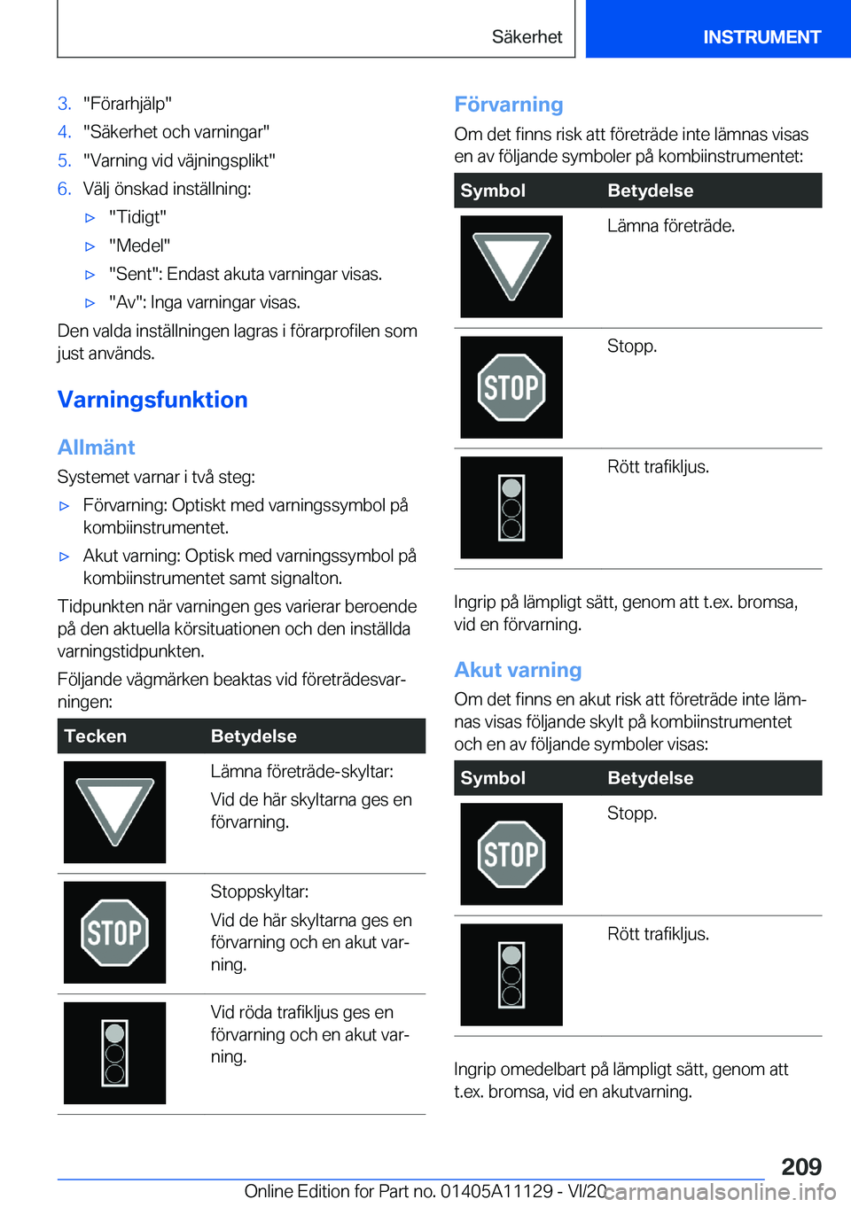 BMW 8 SERIES COUPE 2021  InstruktionsbÖcker (in Swedish) �3�.��F�