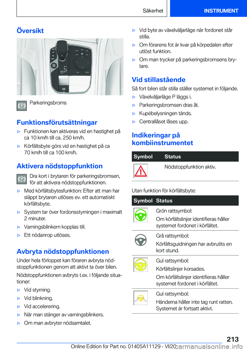 BMW 8 SERIES COUPE 2021  InstruktionsbÖcker (in Swedish) �