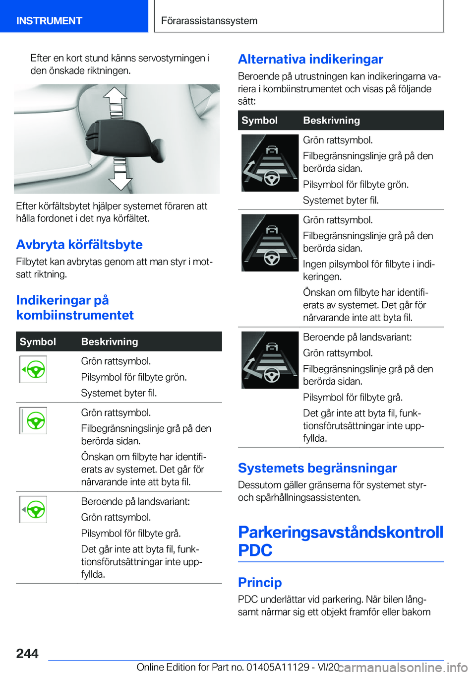 BMW 8 SERIES COUPE 2021  InstruktionsbÖcker (in Swedish) �E�f�t�e�r��e�n��k�o�r�t��s�t�u�n�d��k�ä�n�n�s��s�e�r�v�o�s�t�y�r�n�i�n�g�e�n��i�d�e�n��