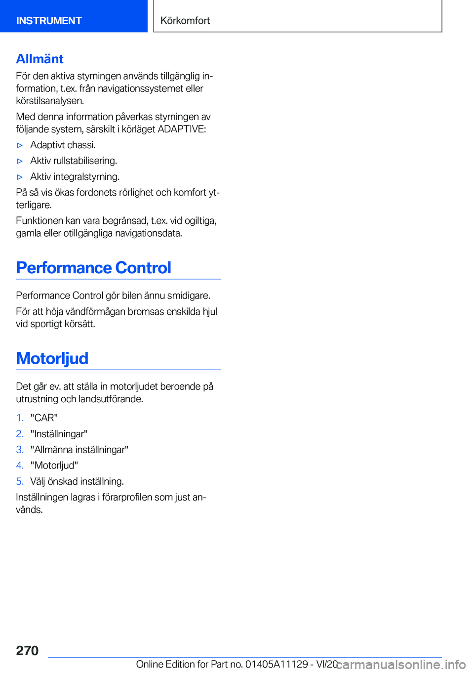 BMW 8 SERIES COUPE 2021  InstruktionsbÖcker (in Swedish) �A�l�l�m�ä�n�t
�F�
