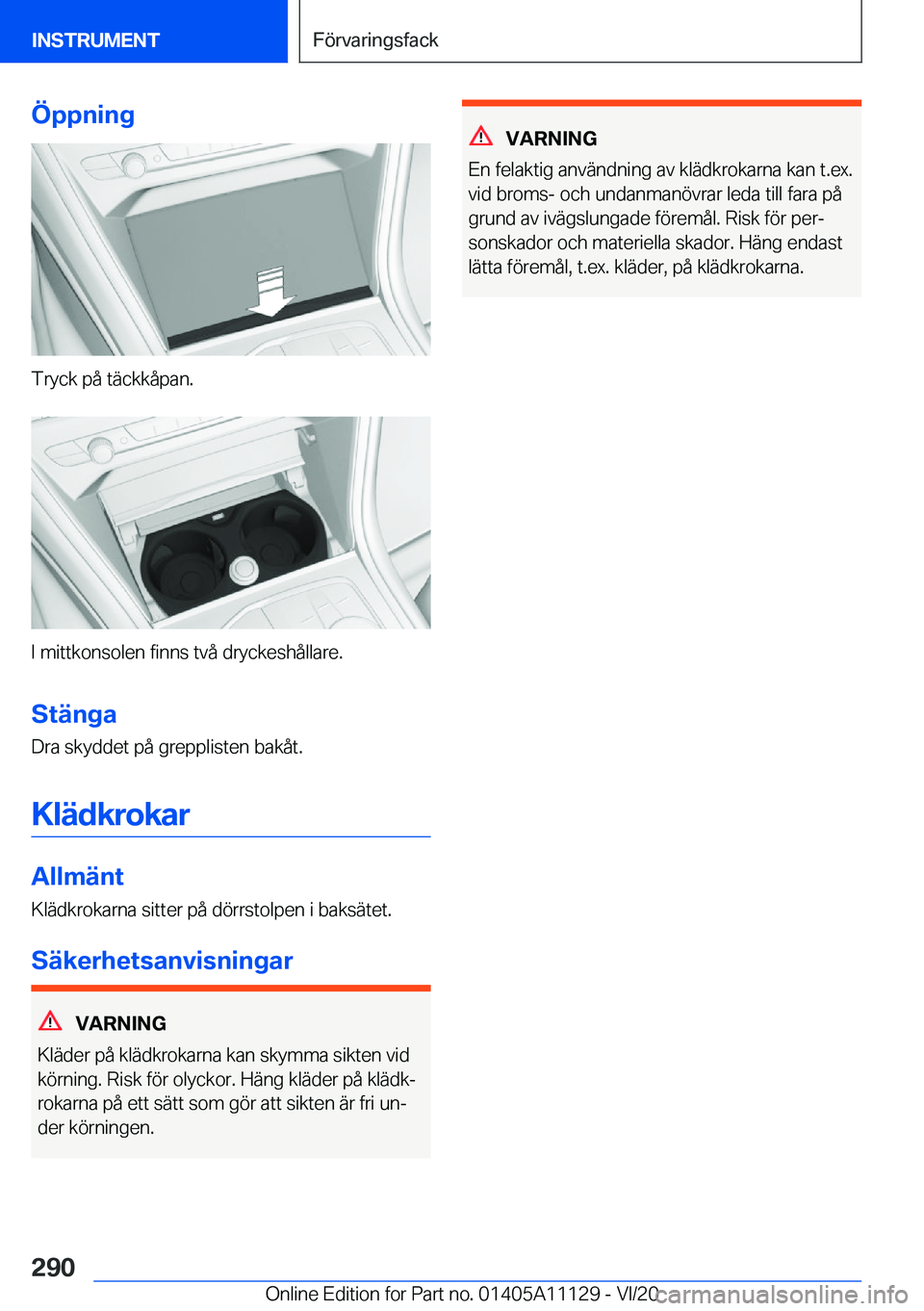 BMW 8 SERIES COUPE 2021  InstruktionsbÖcker (in Swedish) �