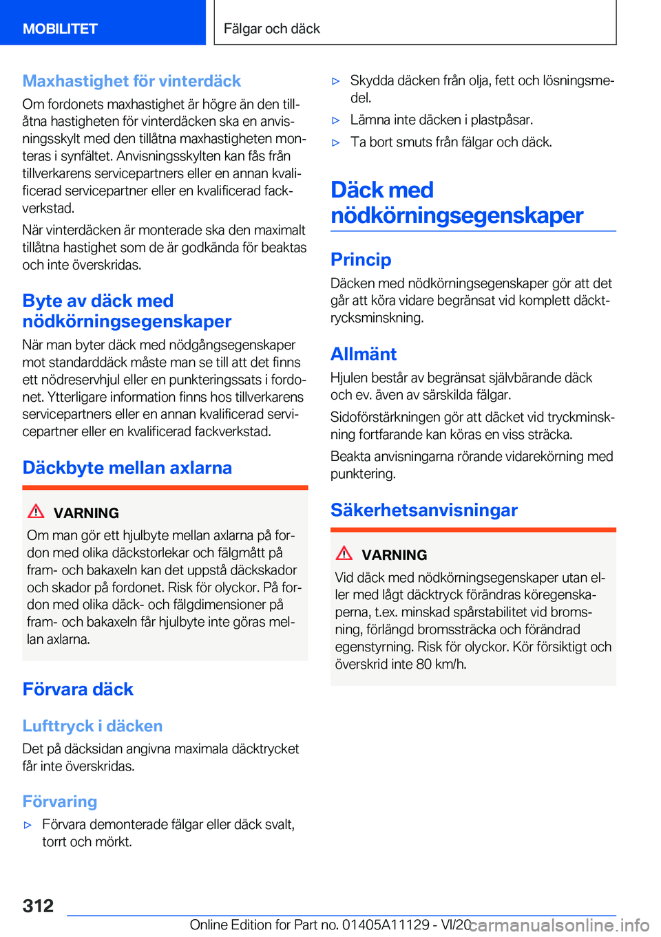 BMW 8 SERIES COUPE 2021  InstruktionsbÖcker (in Swedish) �M�a�x�h�a�s�t�i�g�h�e�t��f�