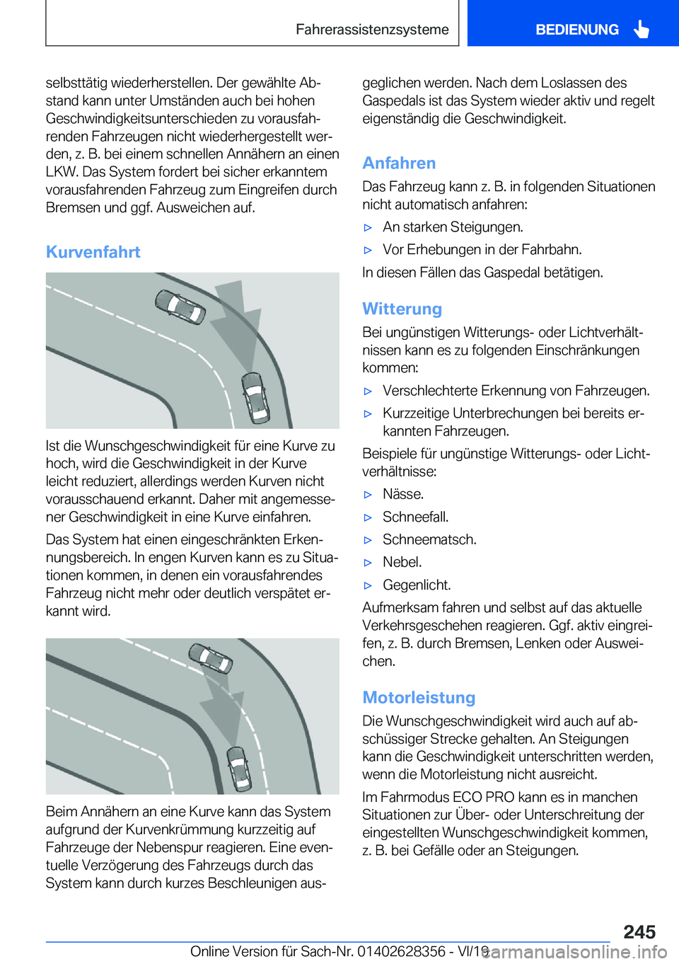 BMW 8 SERIES COUPE 2020  Betriebsanleitungen (in German) �s�e�l�b�s�t�t�
