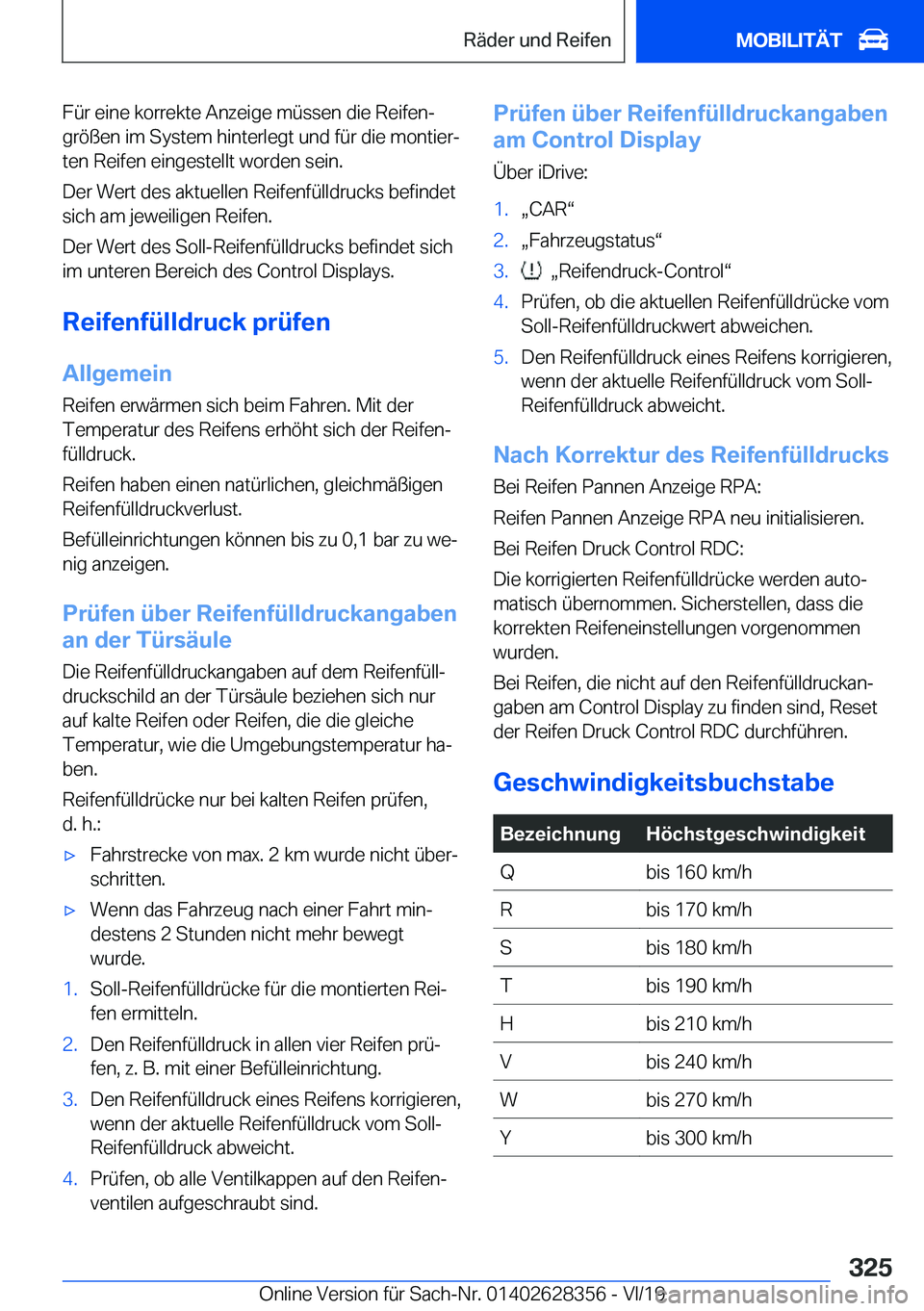 BMW 8 SERIES COUPE 2020  Betriebsanleitungen (in German) �F�