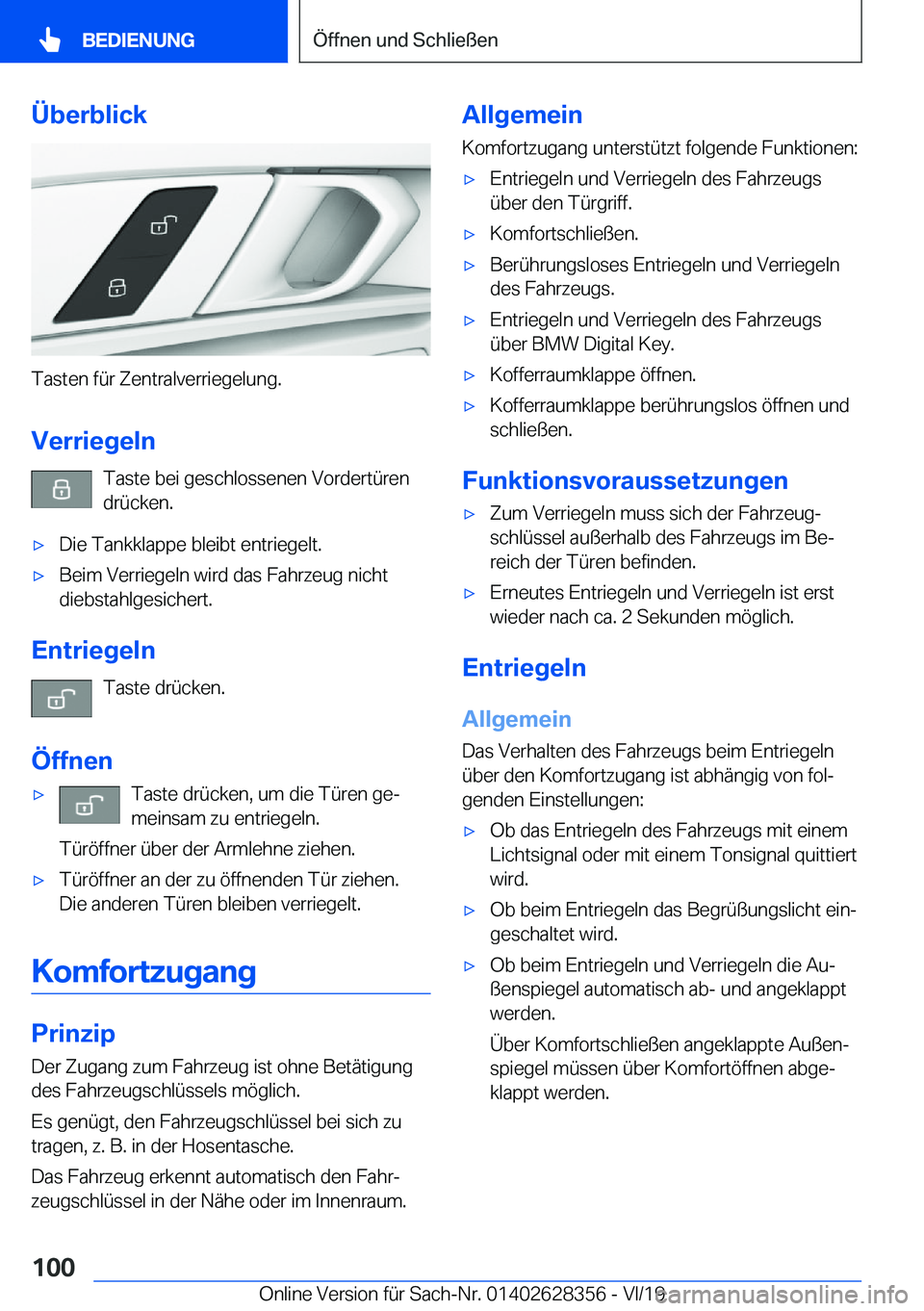 BMW 8 SERIES COUPE 2020  Betriebsanleitungen (in German) �