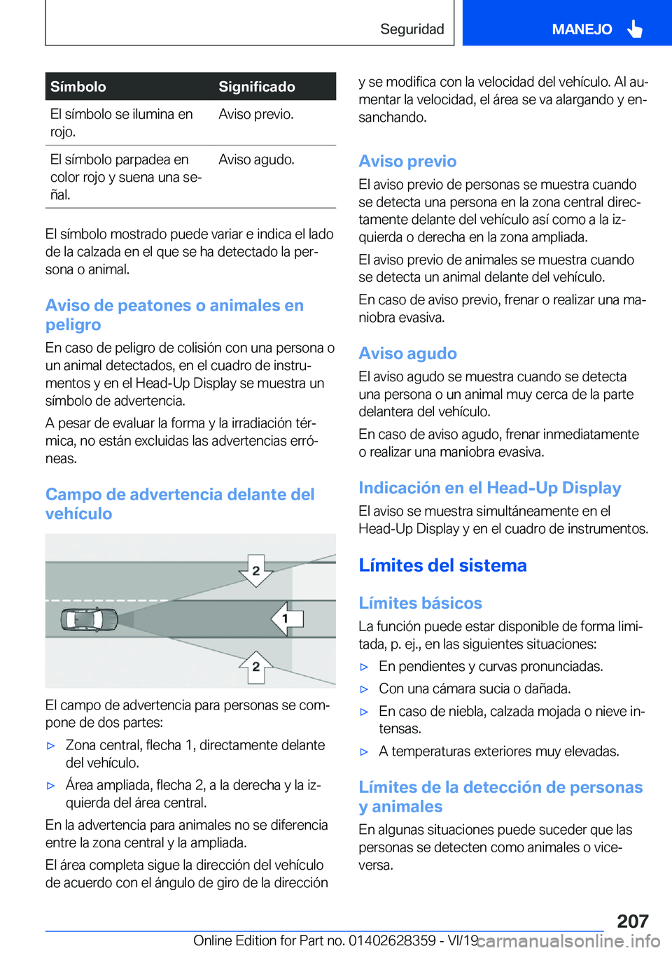 BMW 8 SERIES COUPE 2020  Manuales de Empleo (in Spanish) �S�