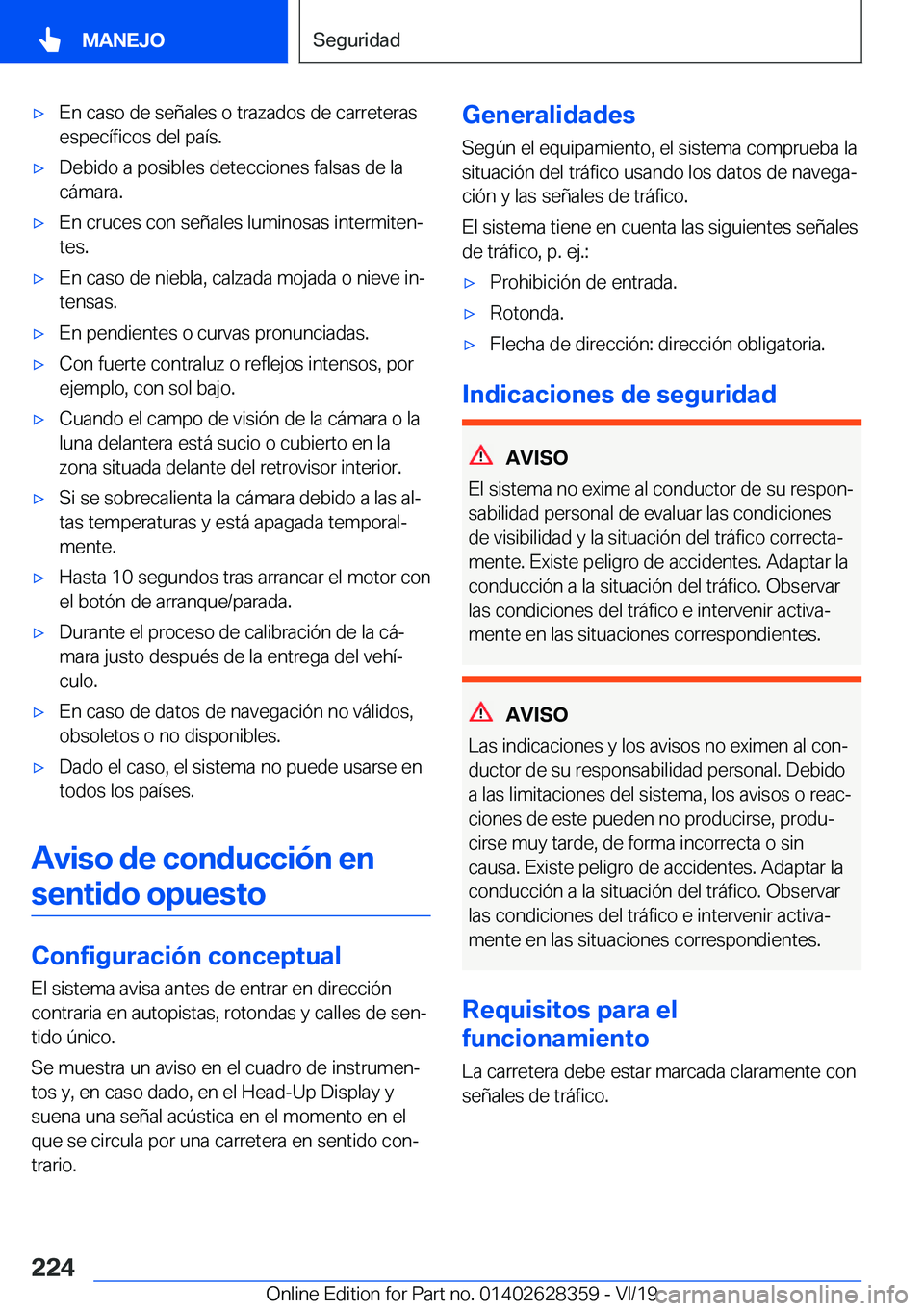 BMW 8 SERIES COUPE 2020  Manuales de Empleo (in Spanish) x�E�n��c�a�s�o��d�e��s�e�