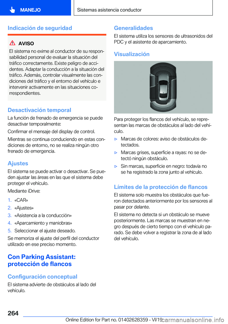 BMW 8 SERIES COUPE 2020  Manuales de Empleo (in Spanish) �I�n�d�i�c�a�c�i�