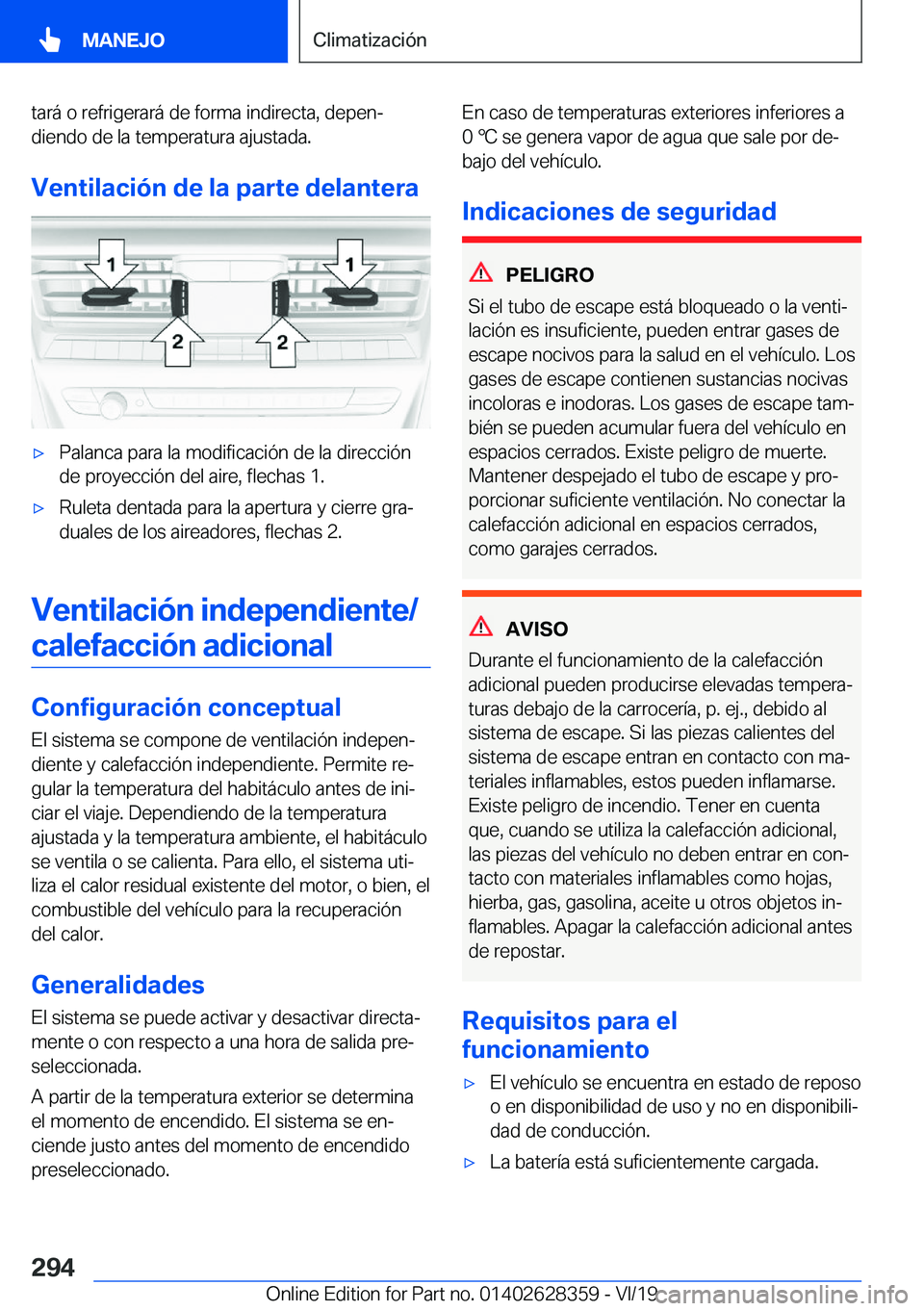 BMW 8 SERIES COUPE 2020  Manuales de Empleo (in Spanish) �t�a�r�