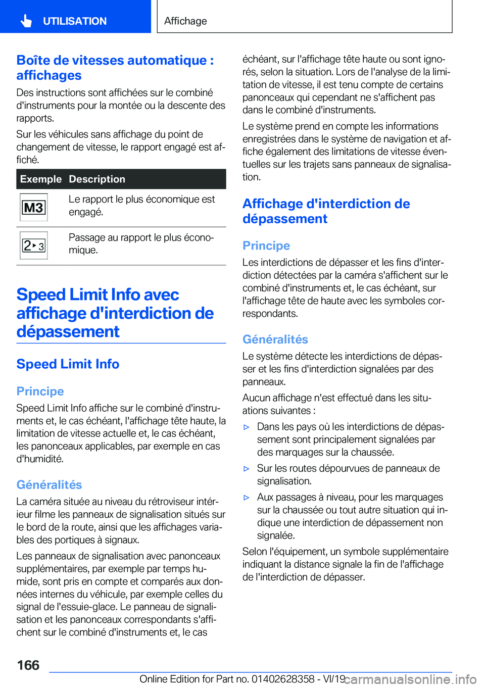 BMW 8 SERIES COUPE 2020  Notices Demploi (in French) �B�o�