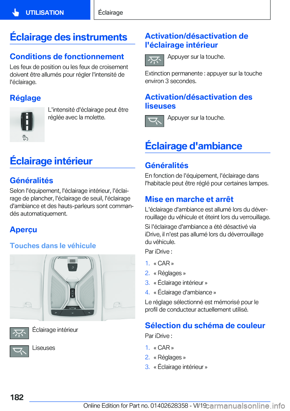 BMW 8 SERIES COUPE 2020  Notices Demploi (in French) �