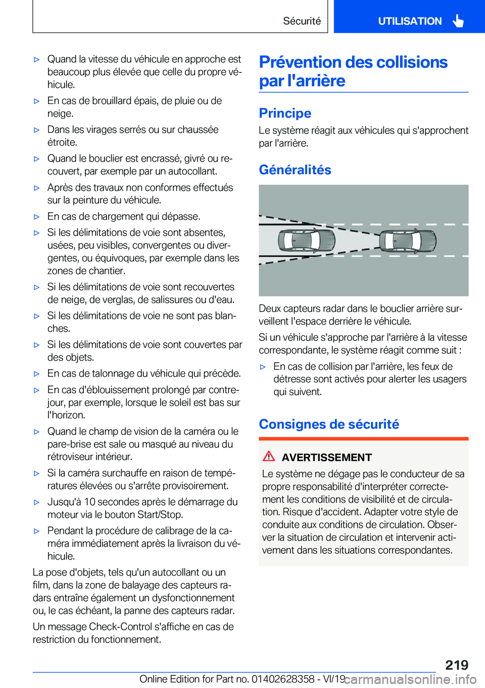 BMW 8 SERIES COUPE 2020  Notices Demploi (in French) 'x�Q�u�a�n�d��l�a��v�i�t�e�s�s�e��d�u��v�é�h�i�c�u�l�e��e�n��a�p�p�r�o�c�h�e��e�s�t�b�e�a�u�c�o�u�p��p�l�u�s��é�l�e�v�é�e��q�u�e��c�e�l�l�e��d�u��p�r�o�p�r�e��v�éj
�h�i�c�u�l�e�