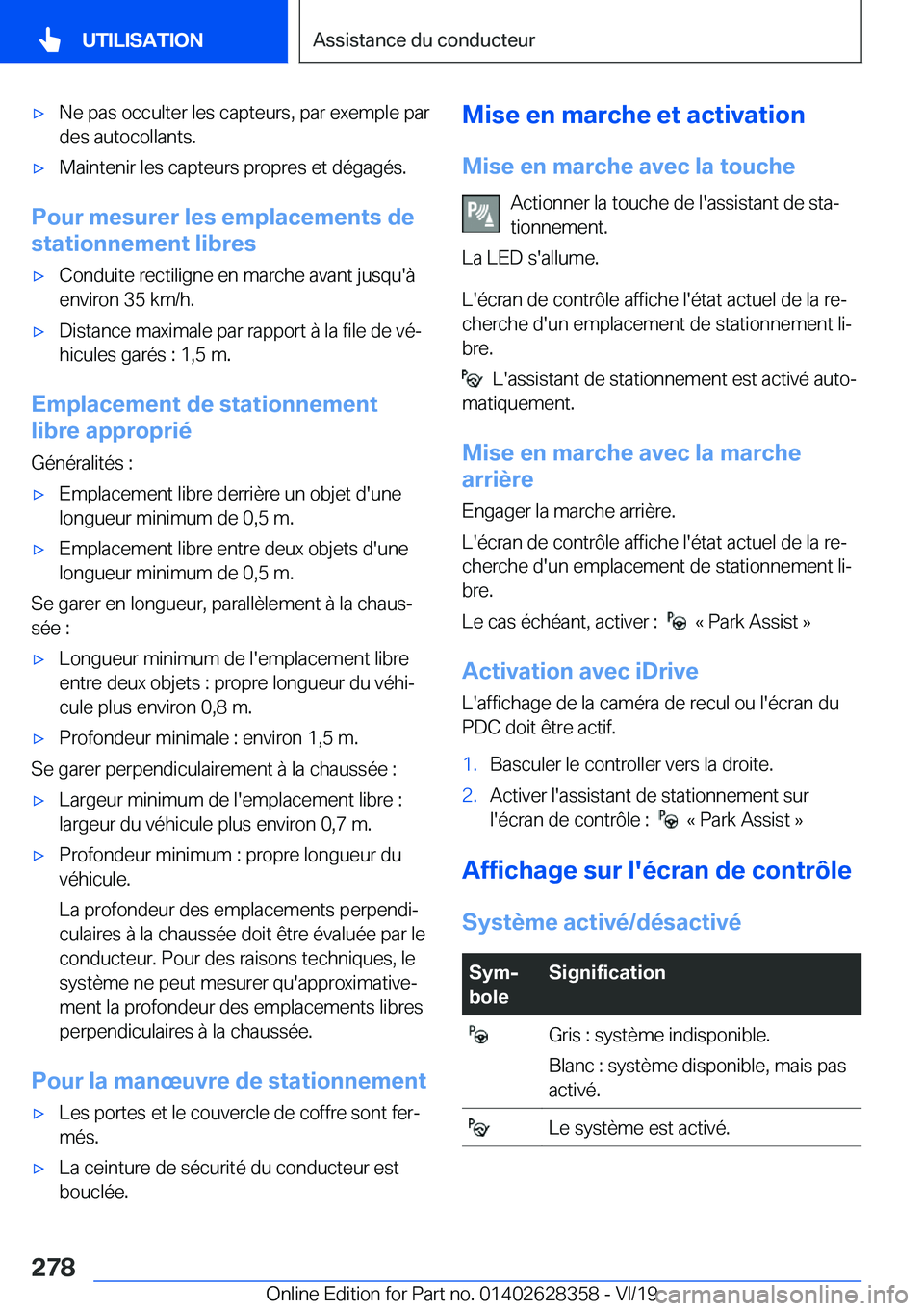 BMW 8 SERIES COUPE 2020  Notices Demploi (in French) 'x�N�e��p�a�s��o�c�c�u�l�t�e�r��l�e�s��c�a�p�t�e�u�r�s�,��p�a�r��e�x�e�m�p�l�e��p�a�r�d�e�s��a�u�t�o�c�o�l�l�a�n�t�s�.'x�M�a�i�n�t�e�n�i�r��l�e�s��c�a�p�t�e�u�r�s��p�r�o�p�r�e�s��e
