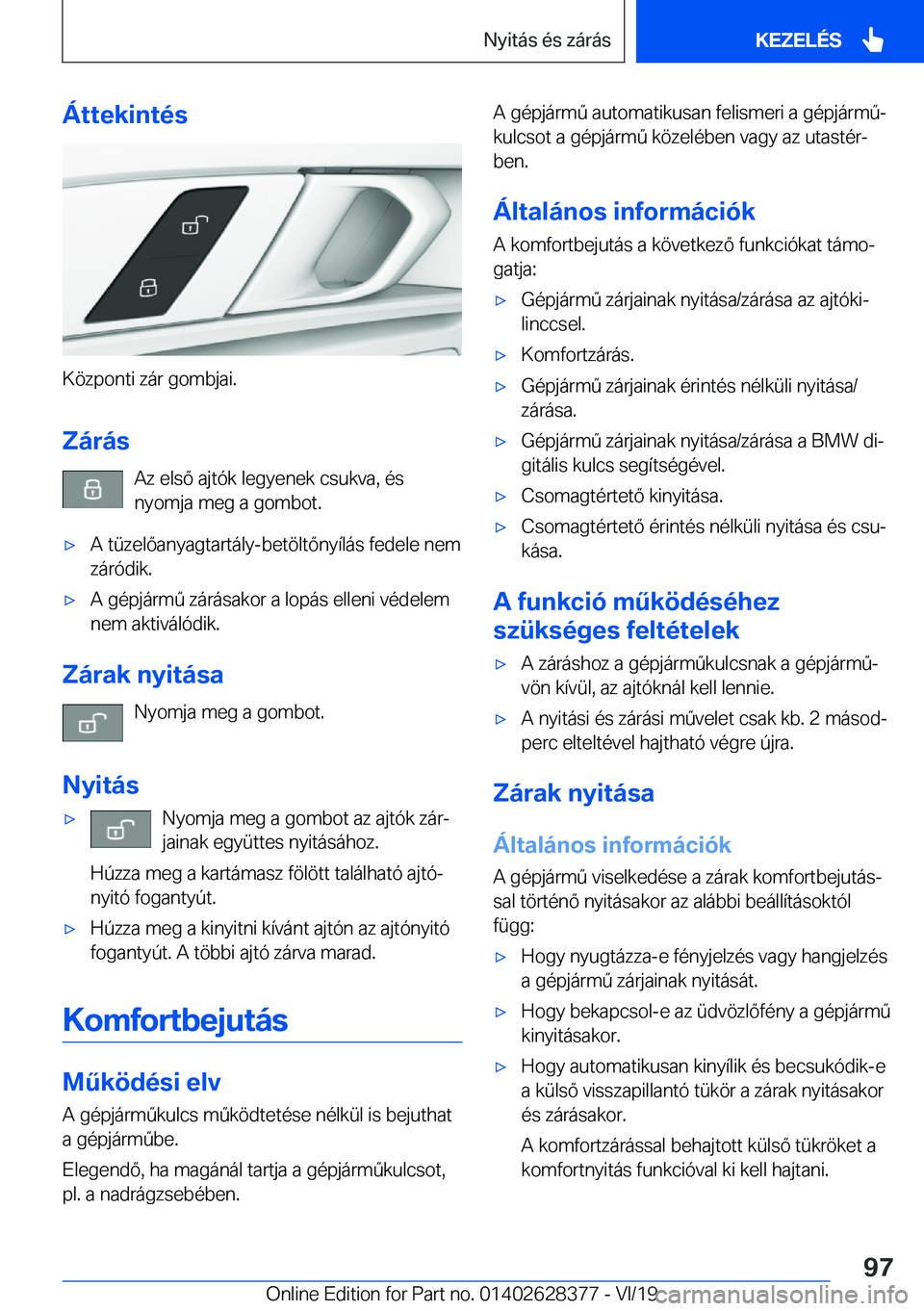 BMW 8 SERIES COUPE 2020  Kezelési útmutató (in Hungarian) �