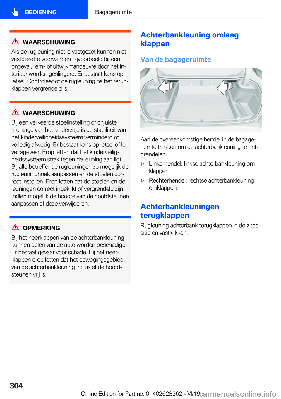 BMW 8 SERIES COUPE 2020  Instructieboekjes (in Dutch) �W�A�A�R�S�C�H�U�W�I�N�G
�A�l�s��d�e��r�u�g�l�e�u�n�i�n�g��n�i�e�t��i�s��v�a�s�t�g�e�z�e�t��k�u�n�n�e�n��n�i�e�t�-
�v�a�s�t�g�e�z�e�t�t�e��v�o�o�r�w�e�r�p�e�n��b�i�j�v�o�o�r�b�e�e�l�d��b�i�j
