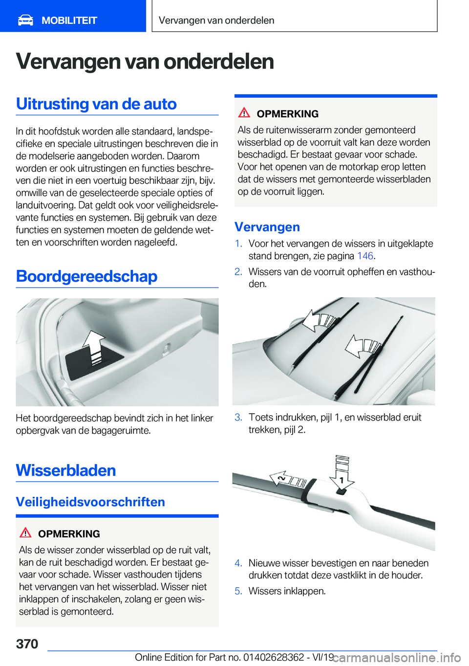 BMW 8 SERIES COUPE 2020  Instructieboekjes (in Dutch) �V�e�r�v�a�n�g�e�n��v�a�n��o�n�d�e�r�d�e�l�e�n�U�i�t�r�u�s�t�i�n�g��v�a�n��d�e��a�u�t�o
�I�n��d�i�t��h�o�o�f�d�s�t�u�k��w�o�r�d�e�n��a�l�l�e��s�t�a�n�d�a�a�r�d�,��l�a�n�d�s�p�ej�c�i�f�i�e�