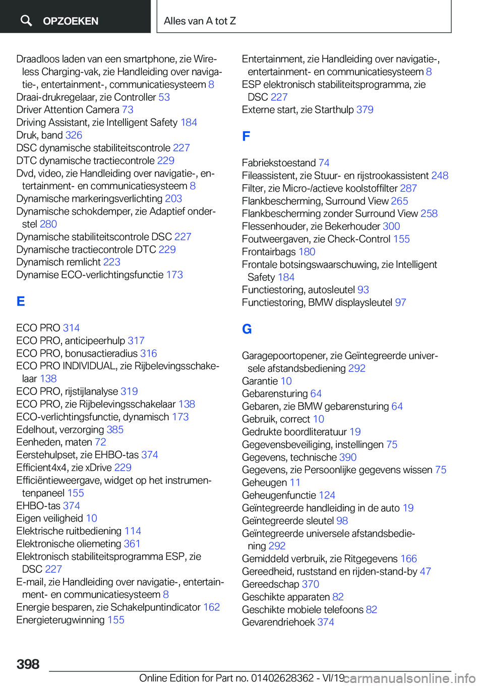 BMW 8 SERIES COUPE 2020  Instructieboekjes (in Dutch) �D�r�a�a�d�l�o�o�s��l�a�d�e�n��v�a�n��e�e�n��s�m�a�r�t�p�h�o�n�e�,��z�i�e��W�i�r�ej�l�e�s�s��C�h�a�r�g�i�n�g�-�v�a�k�,��z�i�e��H�a�n�d�l�e�i�d�i�n�g��o�v�e�r��n�a�v�i�g�aj
�t�i�e�-�,��e�