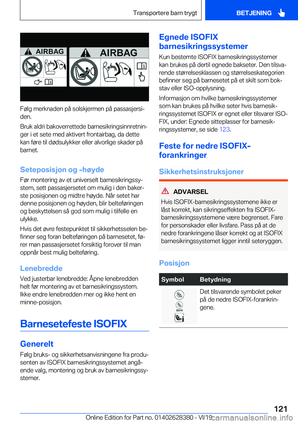 BMW 8 SERIES COUPE 2020  InstruksjonsbØker (in Norwegian) �F�