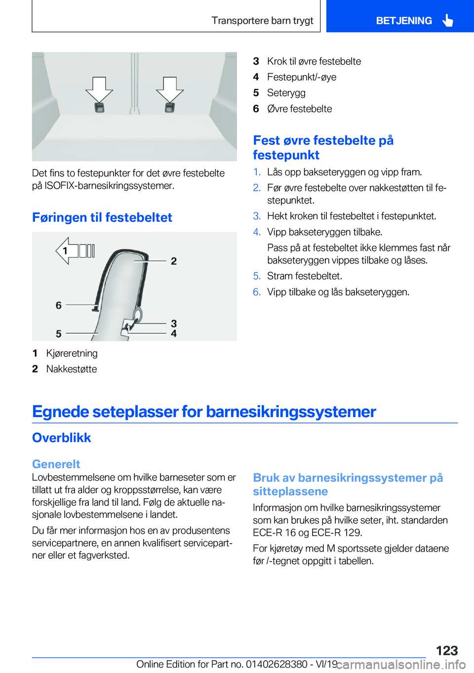 BMW 8 SERIES COUPE 2020  InstruksjonsbØker (in Norwegian) �D�e�t��f�i�n�s��t�o��f�e�s�t�e�p�u�n�k�t�e�r��f�o�r��d�e�t��