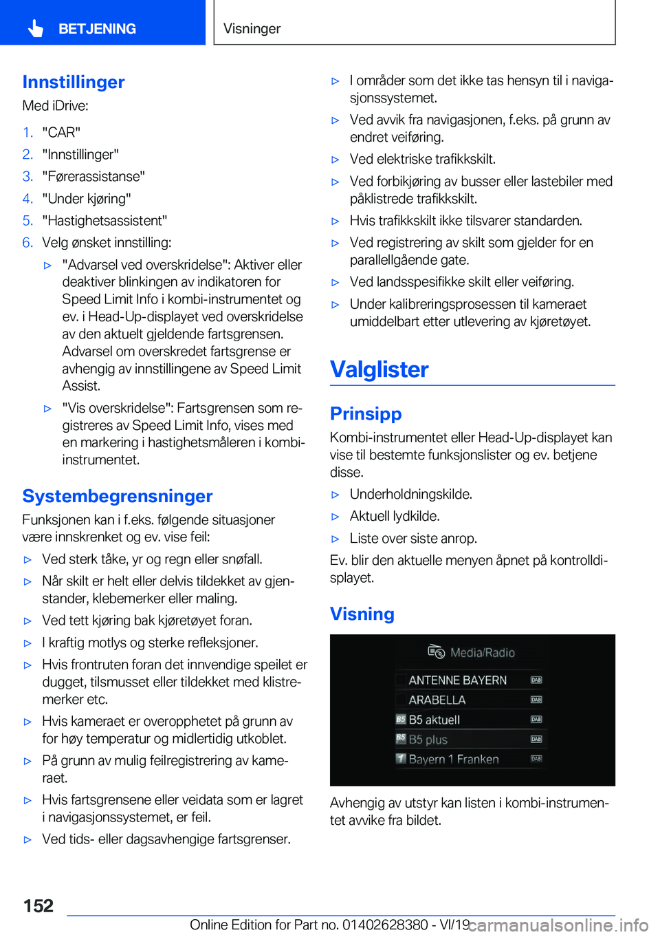 BMW 8 SERIES COUPE 2020  InstruksjonsbØker (in Norwegian) �I�n�n�s�t�i�l�l�i�n�g�e�r
�M�e�d��i�D�r�i�v�e�:�1�.��C�A�R��2�.��I�n�n�s�t�i�l�l�i�n�g�e�r��3�.��F�