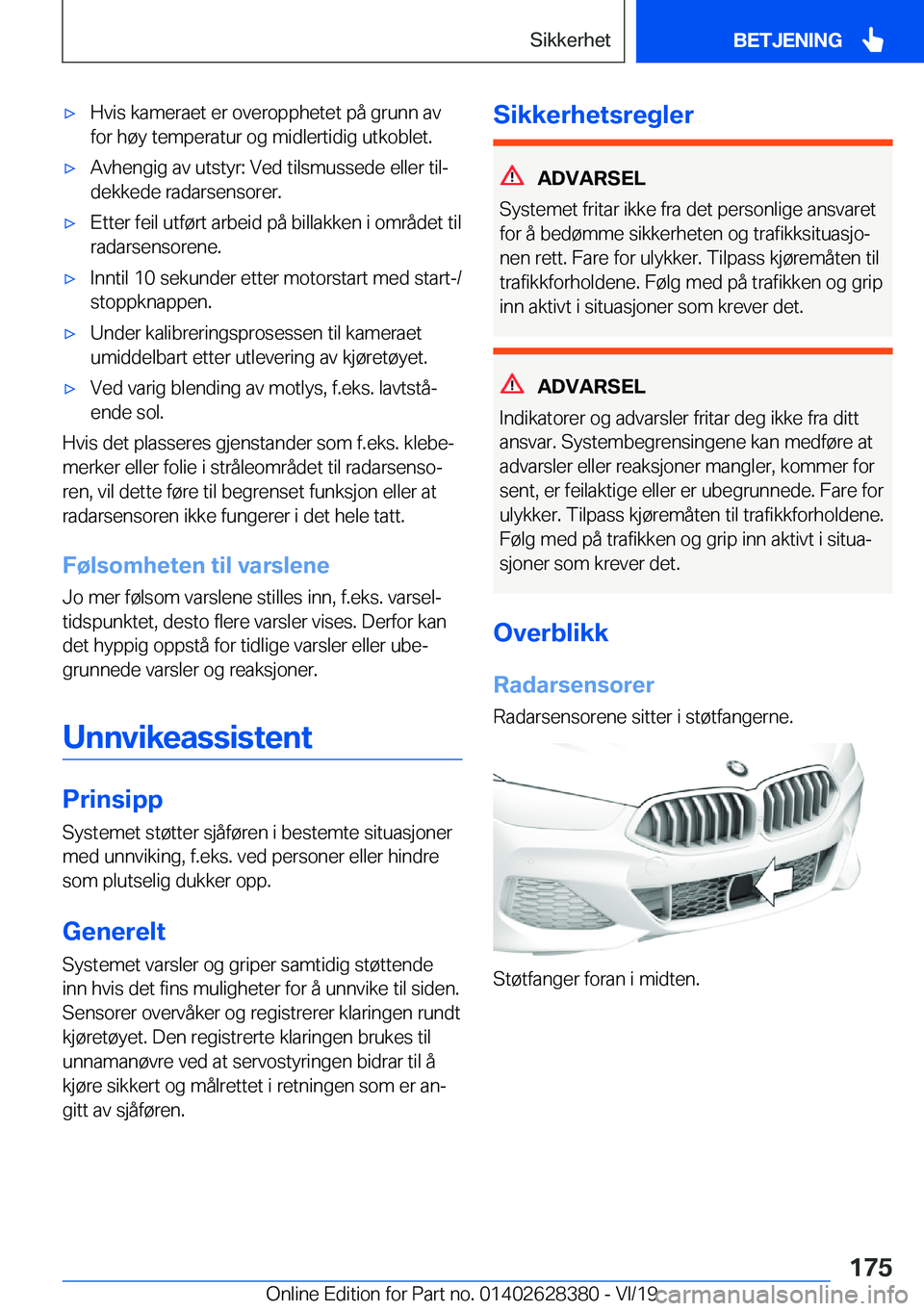 BMW 8 SERIES COUPE 2020  InstruksjonsbØker (in Norwegian) 'x�H�v�i�s��k�a�m�e�r�a�e�t��e�r��o�v�e�r�o�p�p�h�e�t�e�t��p�å��g�r�u�n�n��a�v�f�o�r��h�