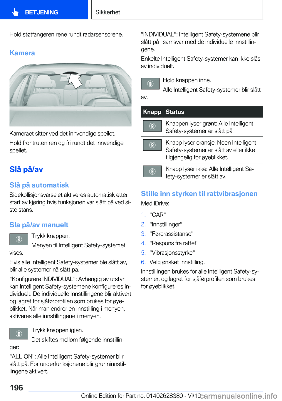 BMW 8 SERIES COUPE 2020  InstruksjonsbØker (in Norwegian) �H�o�l�d��s�t�