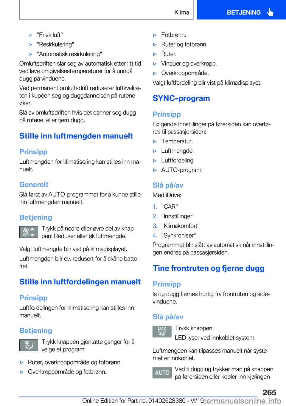 BMW 8 SERIES COUPE 2020  InstruksjonsbØker (in Norwegian) 'x��F�r�i�s�k��l�u�f�t�'x��R�e�s�i�r�k�u�l�e�r�i�n�g�'x��A�u�t�o�m�a�t�i�s�k��r�e�s�i�r�k�u�l�e�r�i�n�g�
�O�m�l�u�f�t�s�d�r�i�f�t�e�n��s�l�å�r��s�e�g��a�v��a�u�t�o�m�a�t�i�s�k