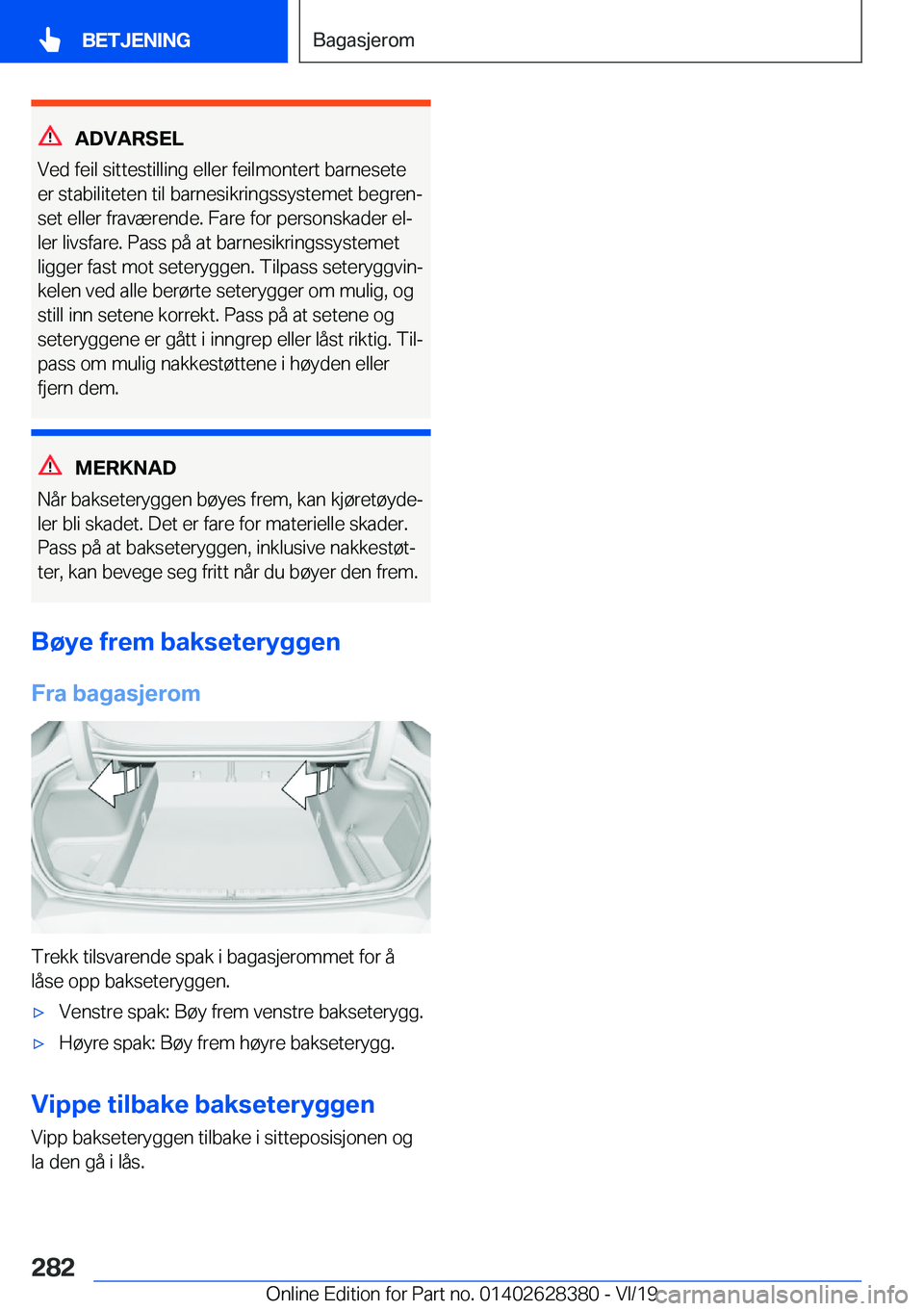 BMW 8 SERIES COUPE 2020  InstruksjonsbØker (in Norwegian) �A�D�V�A�R�S�E�L
�V�e�d��f�e�i�l��s�i�t�t�e�s�t�i�l�l�i�n�g��e�l�l�e�r��f�e�i�l�m�o�n�t�e�r�t��b�a�r�n�e�s�e�t�e
�e�r��s�t�a�b�i�l�i�t�e�t�e�n��t�i�l��b�a�r�n�e�s�i�k�r�i�n�g�s�s�y�s�t�e�m�e�t