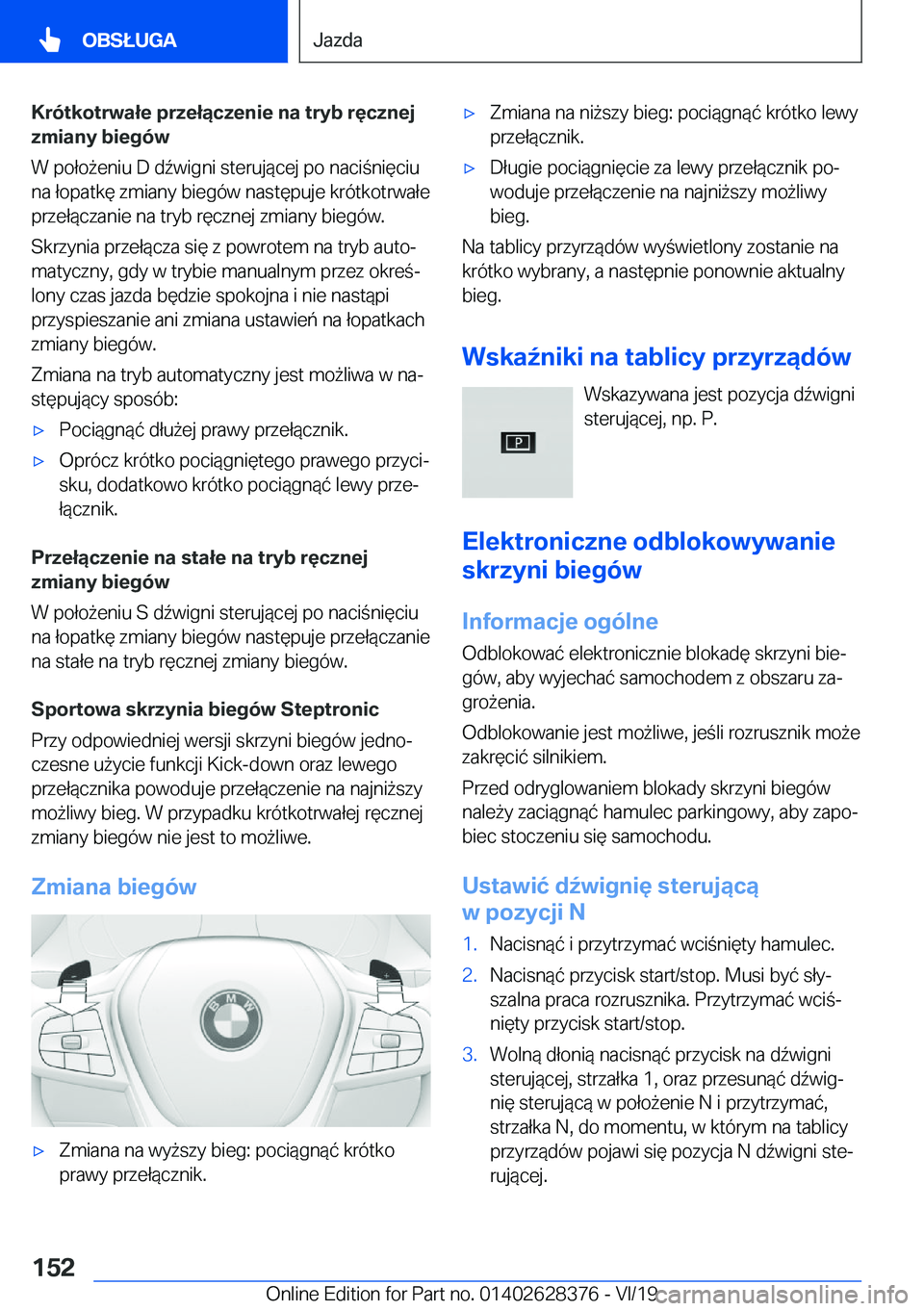 BMW 8 SERIES COUPE 2020  Instrukcja obsługi (in Polish) �K�r�