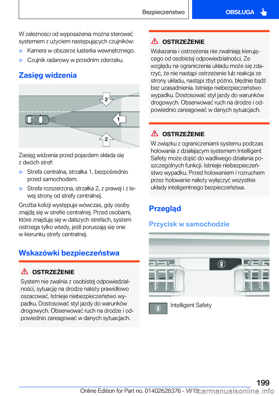 BMW 8 SERIES COUPE 2020  Instrukcja obsługi (in Polish) �W��z�a�l�e9�n�o�c�i��o�d��w�y�p�o�s�a9�e�n�i�a��m�o9�n�a��s�t�e�r�o�w�a�
