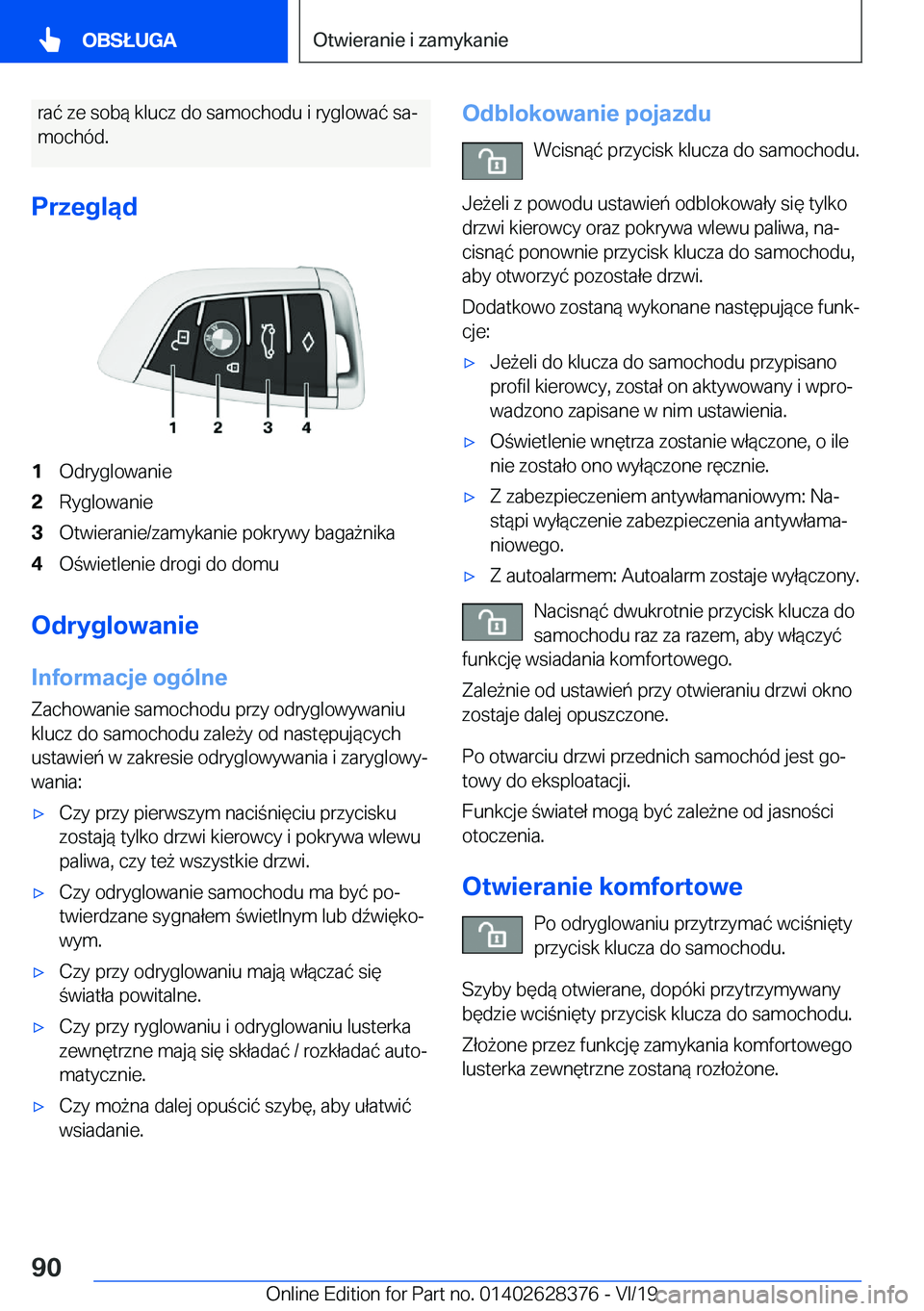 BMW 8 SERIES COUPE 2020  Instrukcja obsługi (in Polish) �r�a�