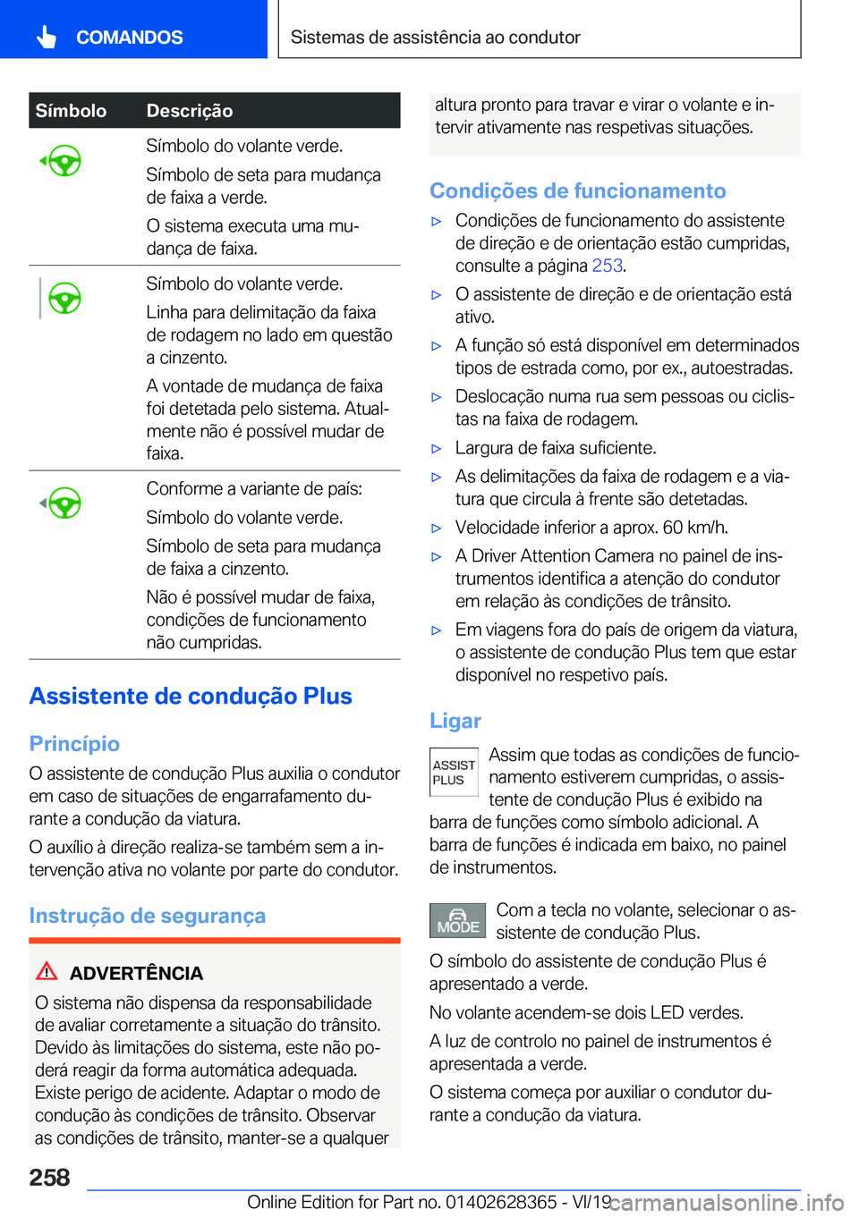 BMW 8 SERIES COUPE 2020  Manual do condutor (in Portuguese) �S�