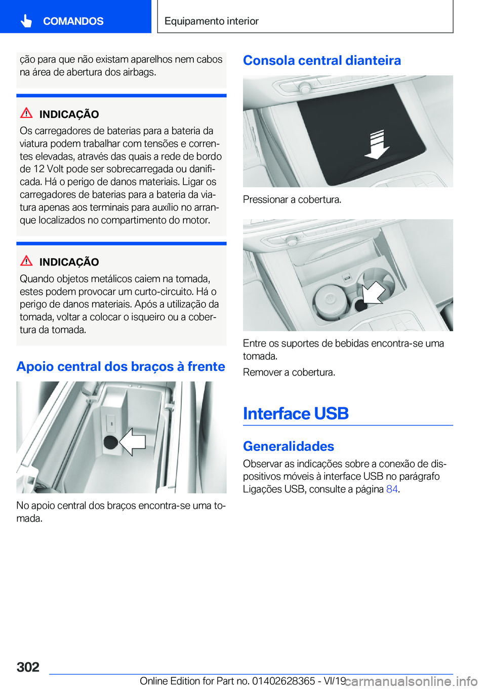 BMW 8 SERIES COUPE 2020  Manual do condutor (in Portuguese) �
