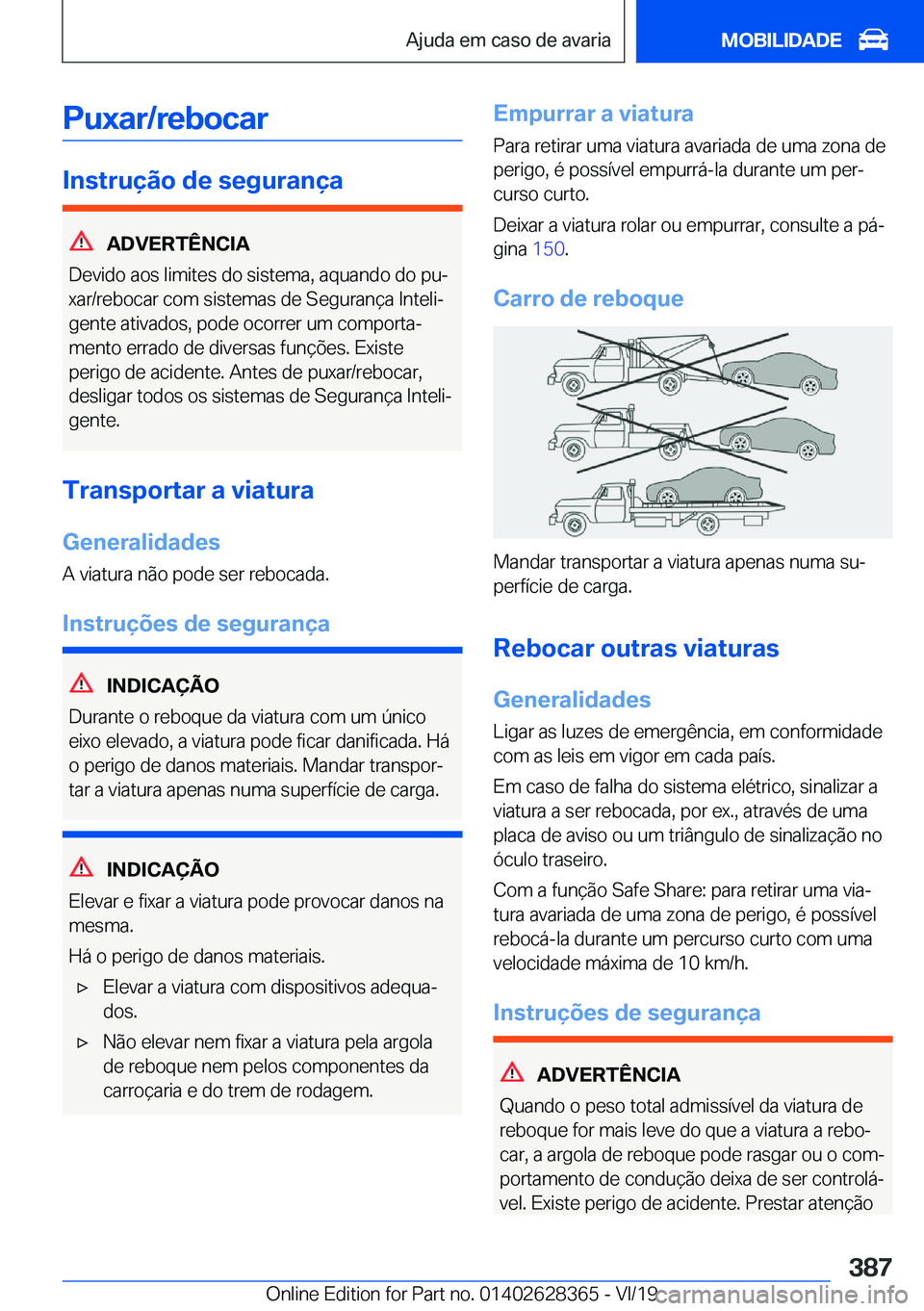 BMW 8 SERIES COUPE 2020  Manual do condutor (in Portuguese) �P�u�x�a�r�/�r�e�b�o�c�a�r
�I�n�s�t�r�u�